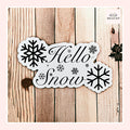 Hello Snow Sticker