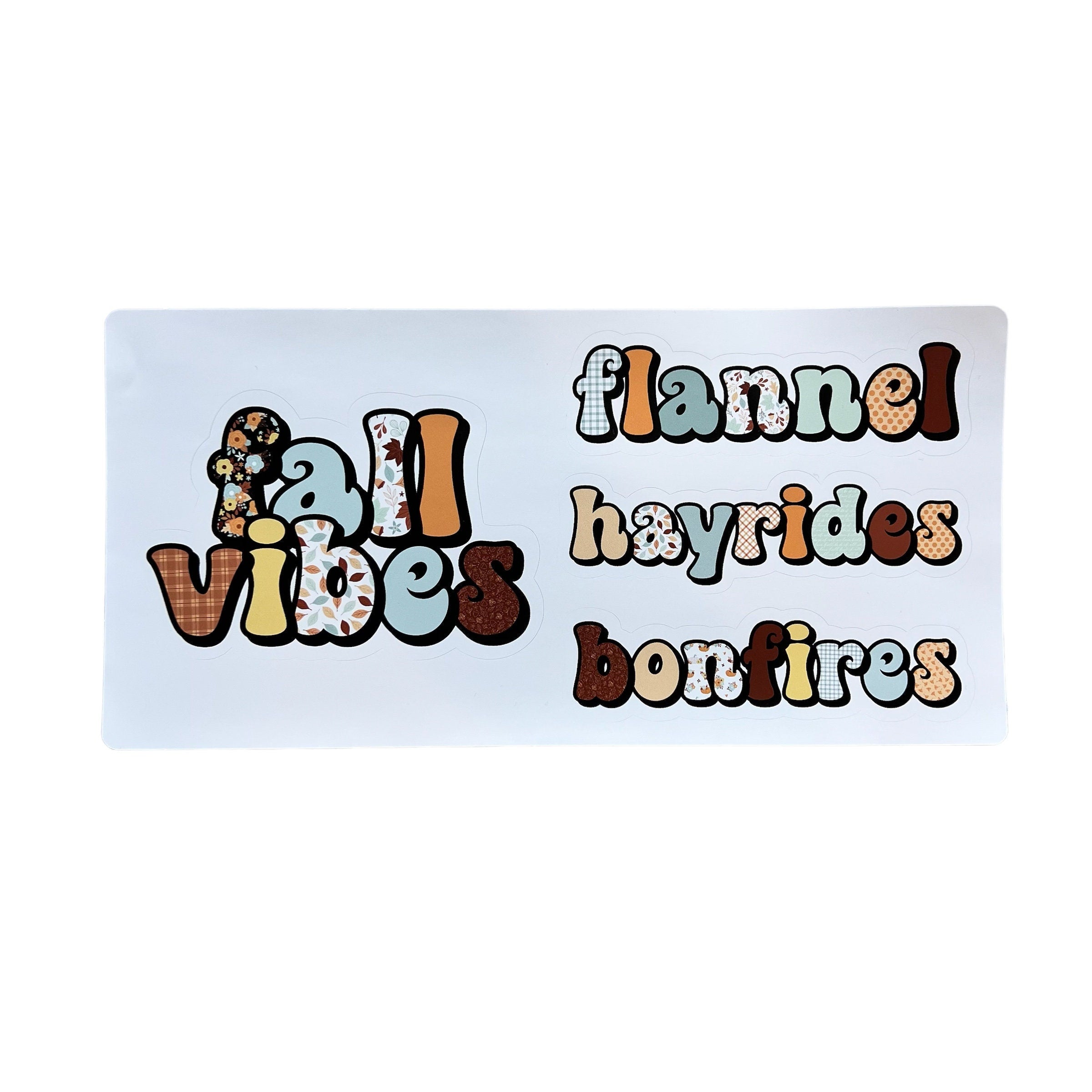 Fall Vibes Sticker Set