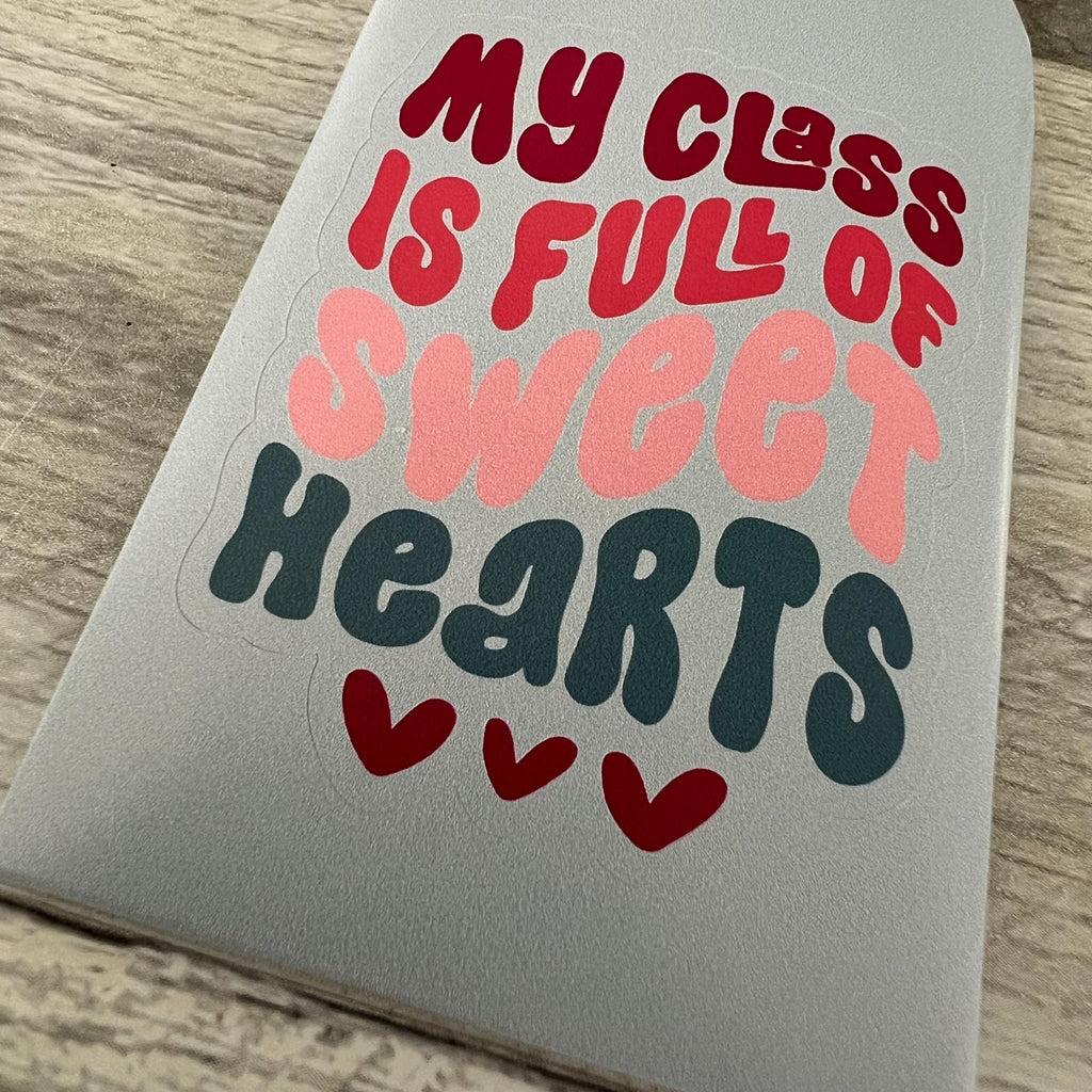 My Class Is Full Of Sweet Hearts Valentine Envelopes (Set of 10) *candy NOT included*