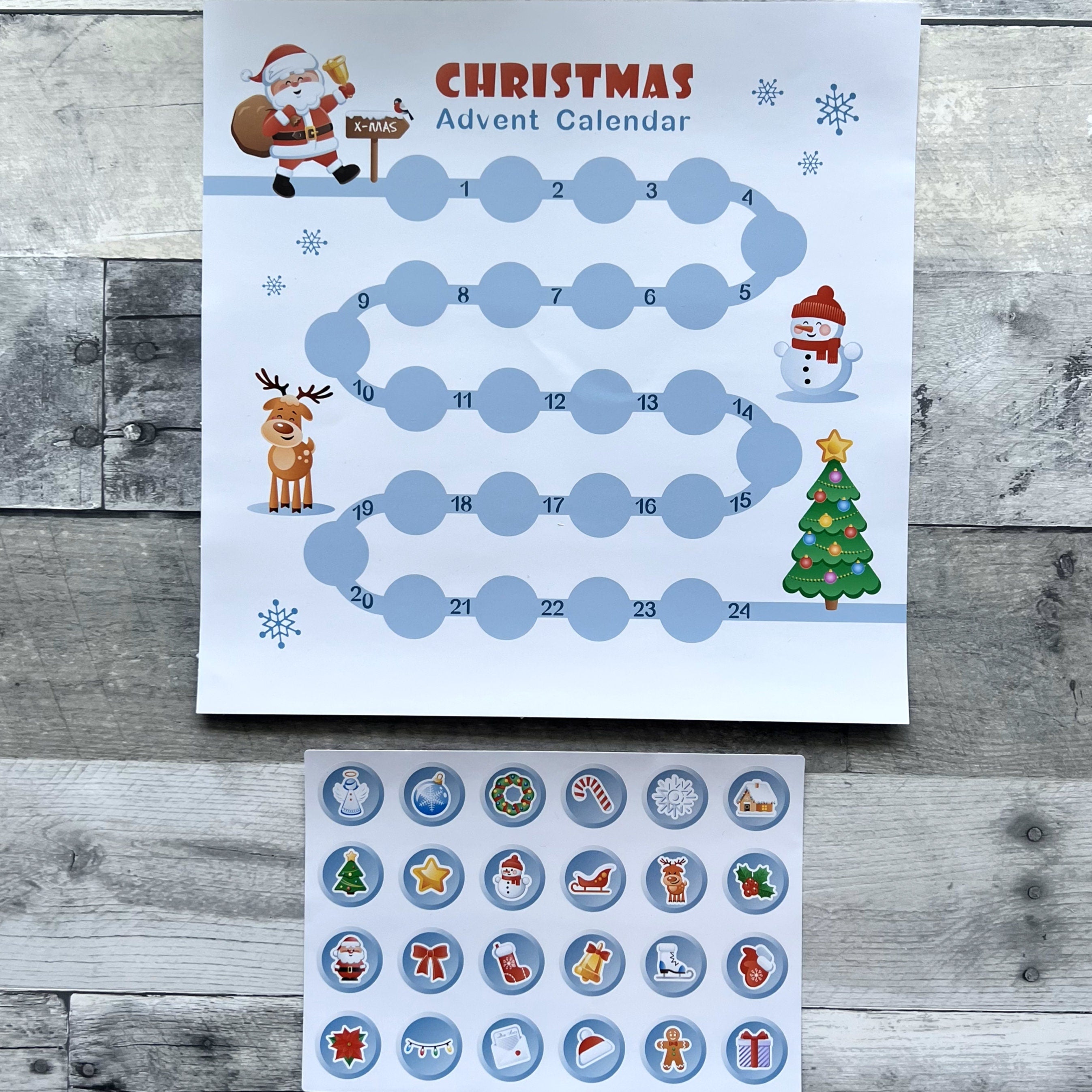 Christmas Advent Calendar Sticker