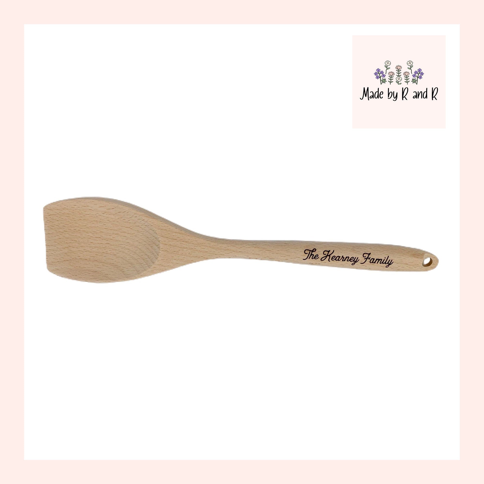 Custom Engraved Wood Spoon