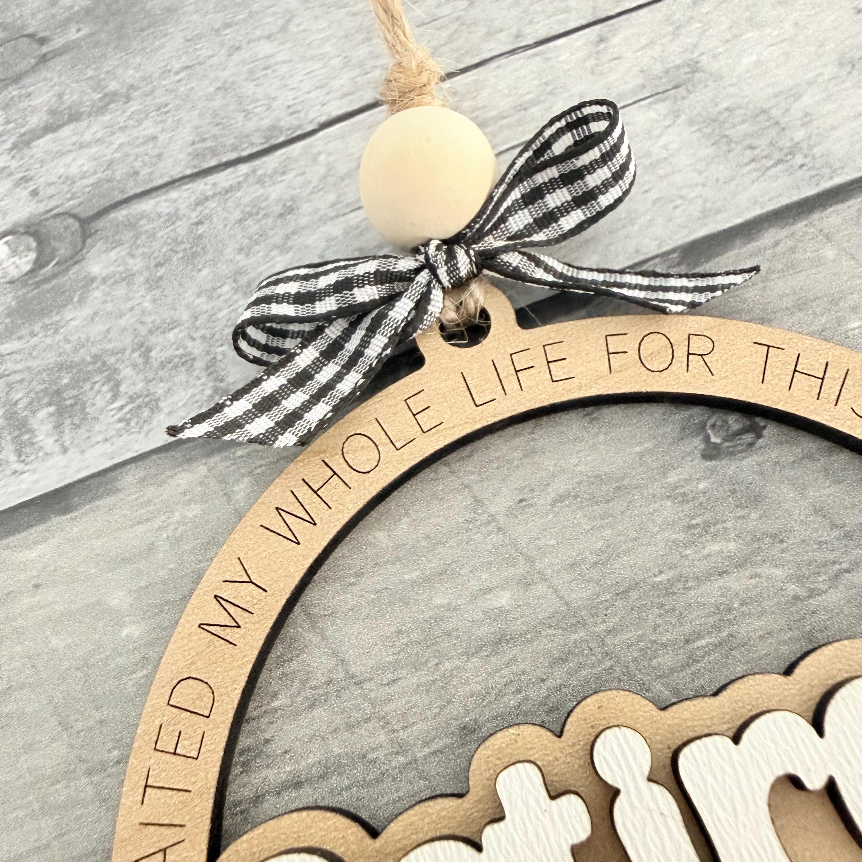 Retired 2026 Wood Ornament