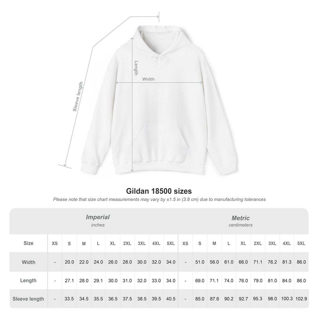 Patchwork Castle Unisex Hooded Sweatshirt: Cozy Apparel for Fall