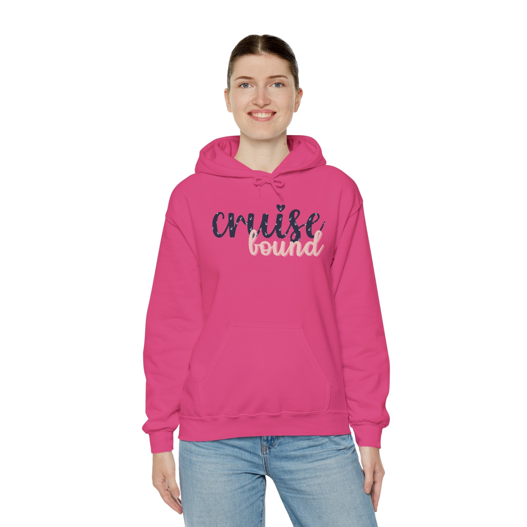 Cruise Bound Unisex Hooded Sweatshirt - Cozy Travel Apparel for Vacation, Summer Adventures, Gift for Cruise Lovers, Relaxed Style
