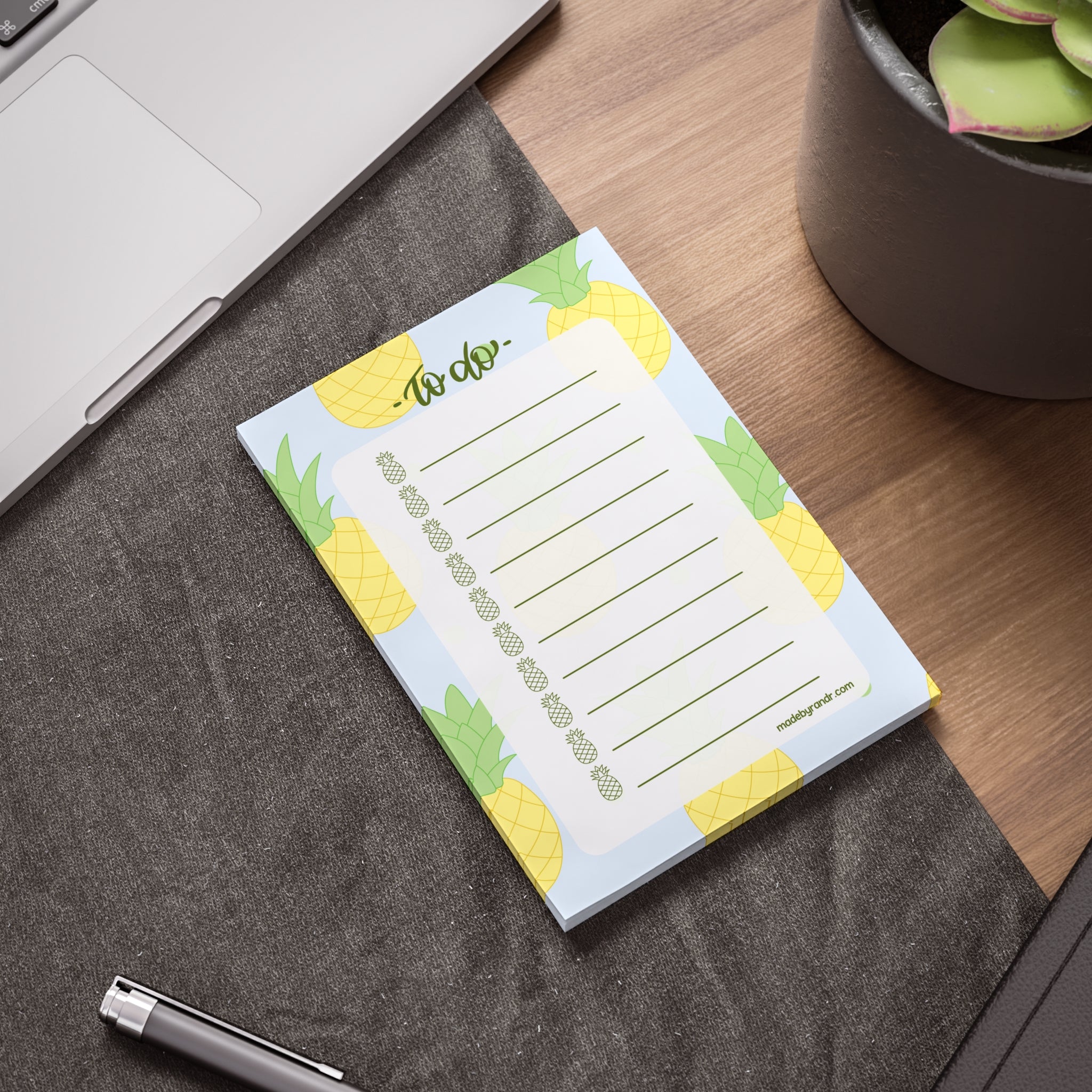 Pineapple To Do Checklist Sticky Notes for Planning & Lists