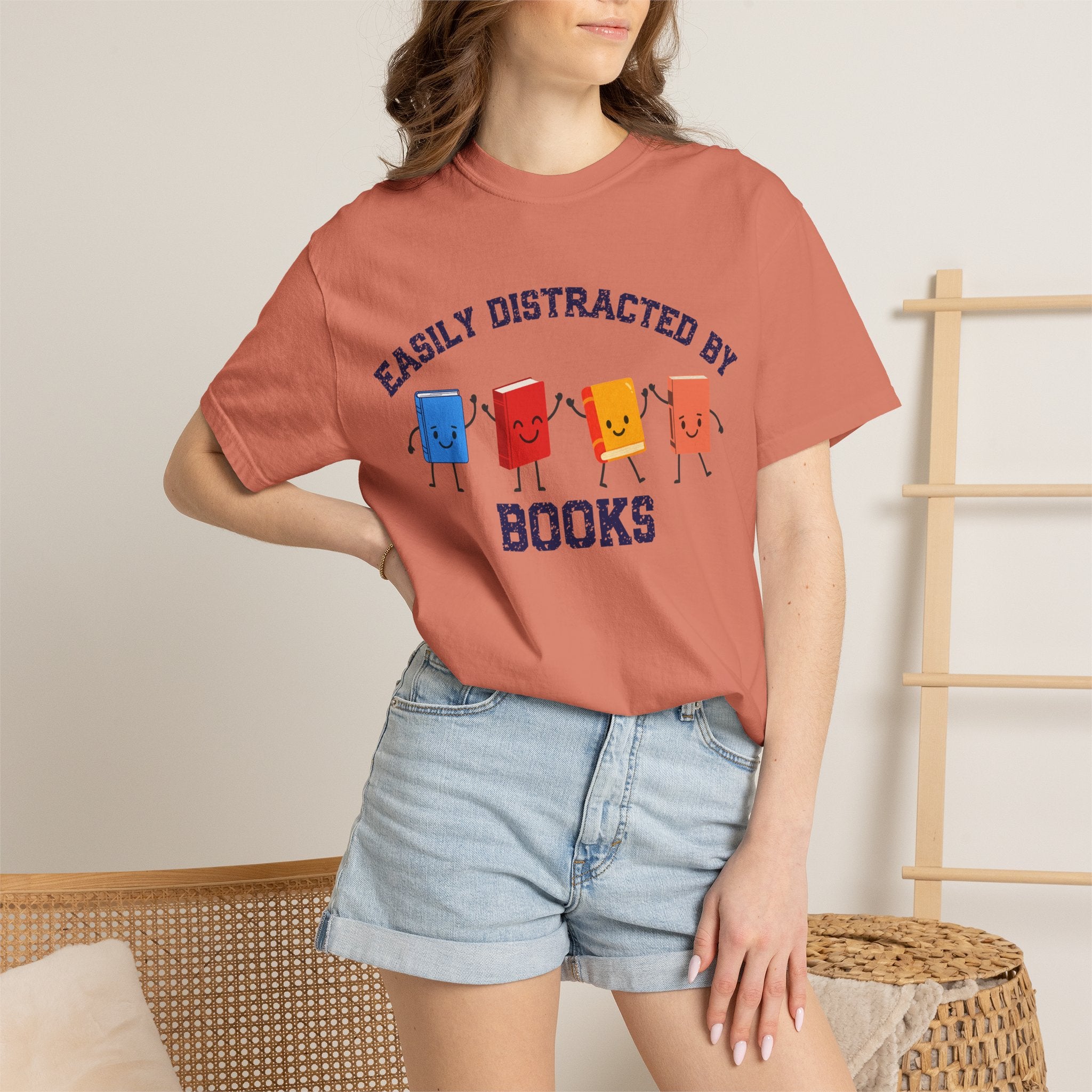 Easily Distracted By Books T-Shirt
