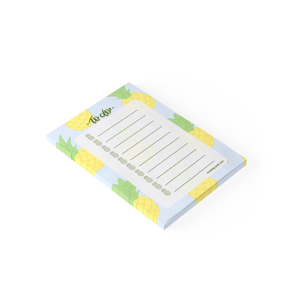 Pineapple To Do Checklist Sticky Notes for Planning & Lists