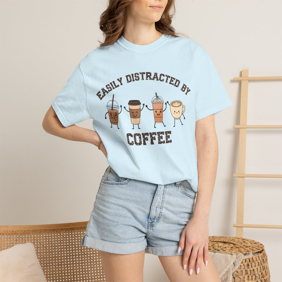 Easily Distracted By Coffee T-Shirt