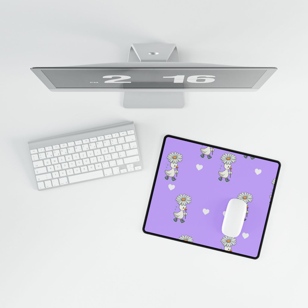 Purple Goose Desk Mats and Mouse pads, Office Decor, Birthday Gifts, Home Workspace