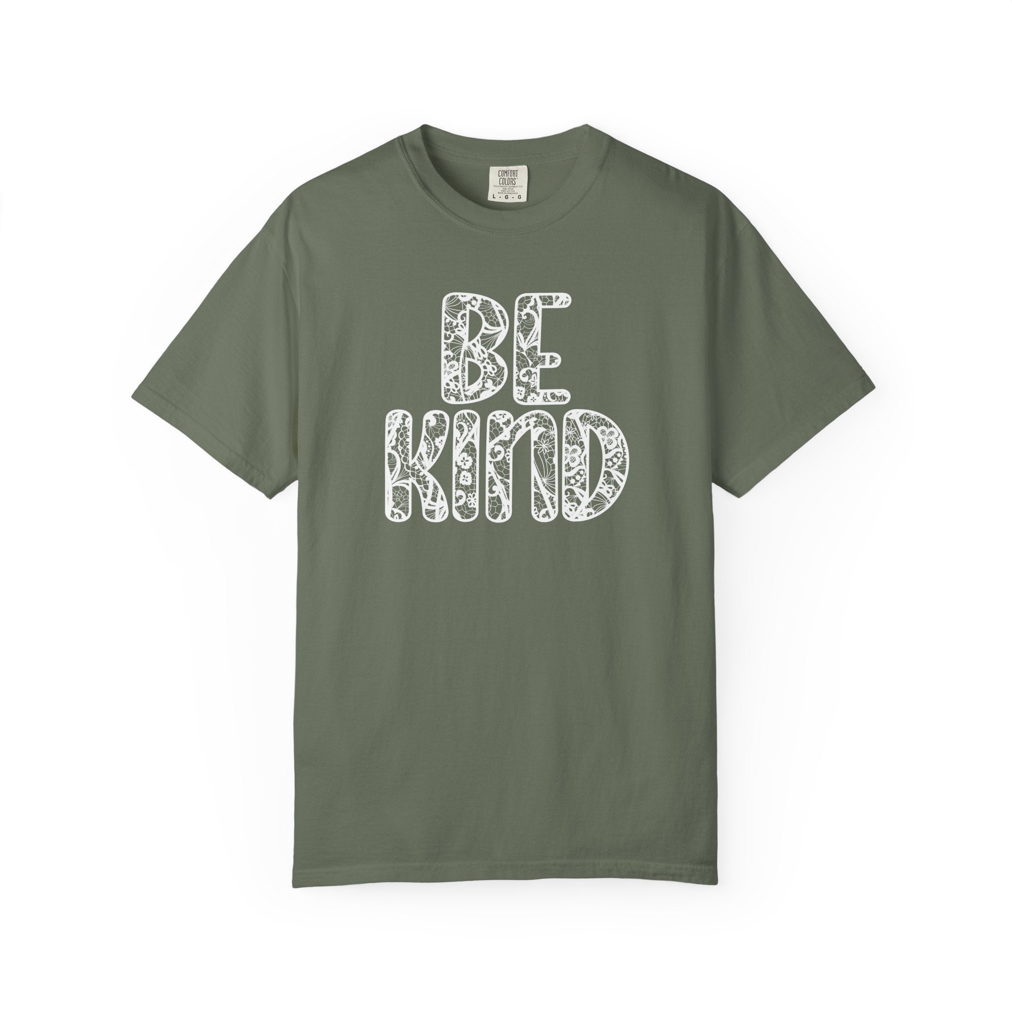 Lace Be Kind Shirt - Cute Be Kind Shirt, Compassion shirt, Casual Wear, Comfort Color shirt
