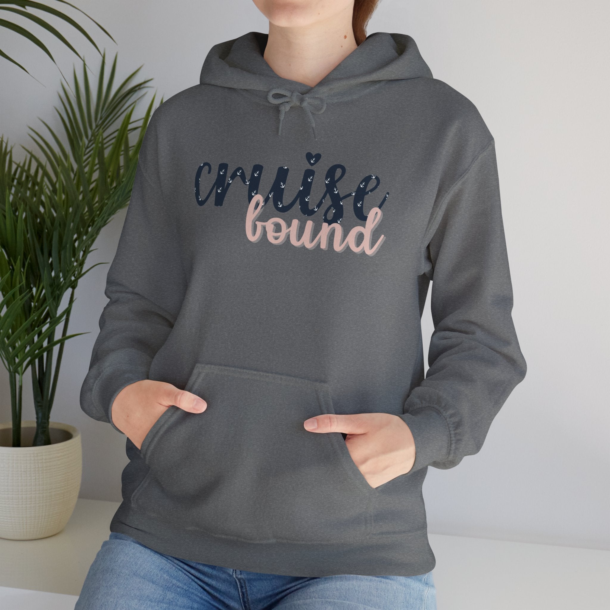 Cruise Bound Unisex Hooded Sweatshirt - Cozy Travel Apparel for Vacation, Summer Adventures, Gift for Cruise Lovers, Relaxed Style