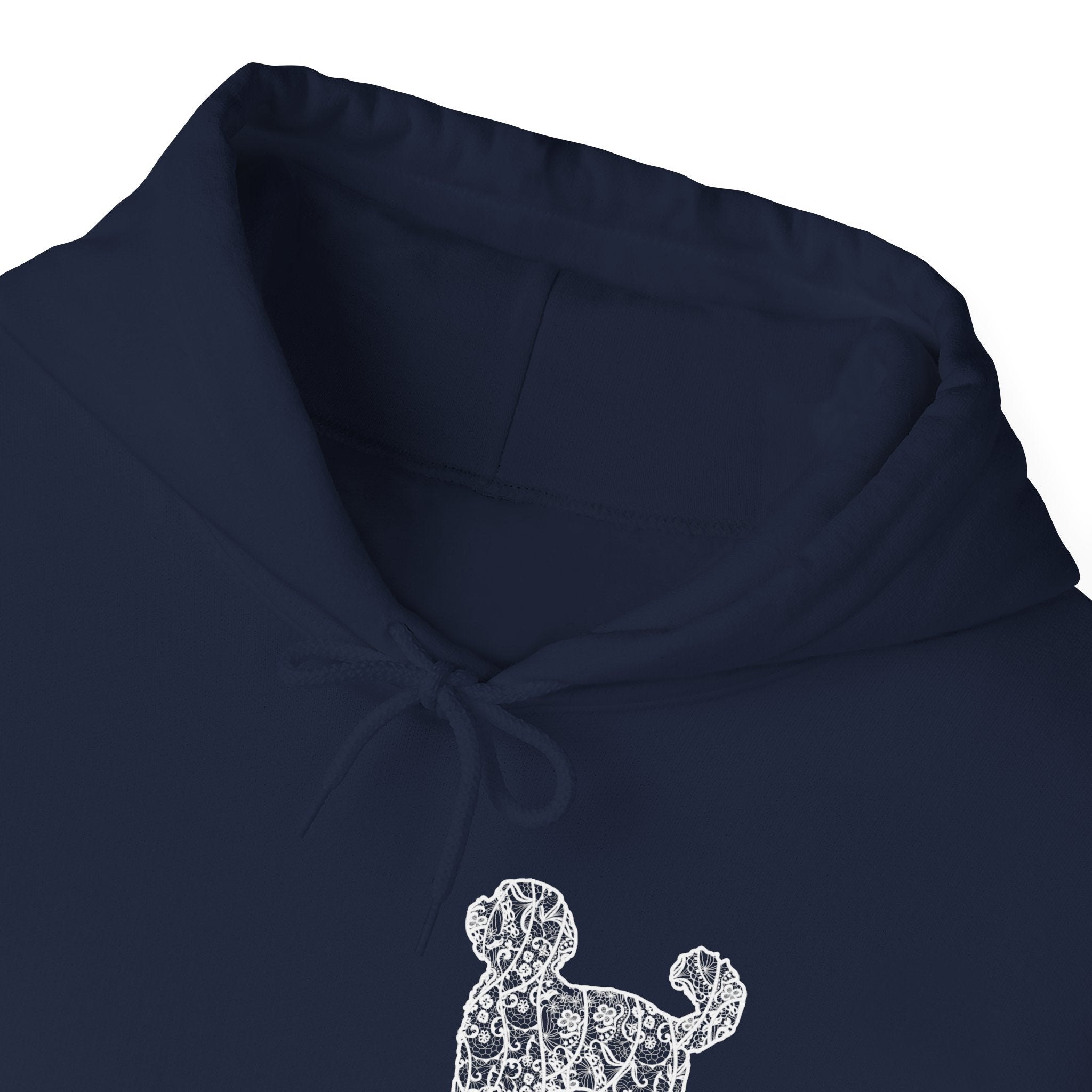 Lace Labradoodle Unisex Hooded Sweatshirt - Gift for Dog Lovers, Relaxed Style