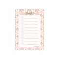 Pink Floral To Do Checklist Sticky Notes for Planning & Lists