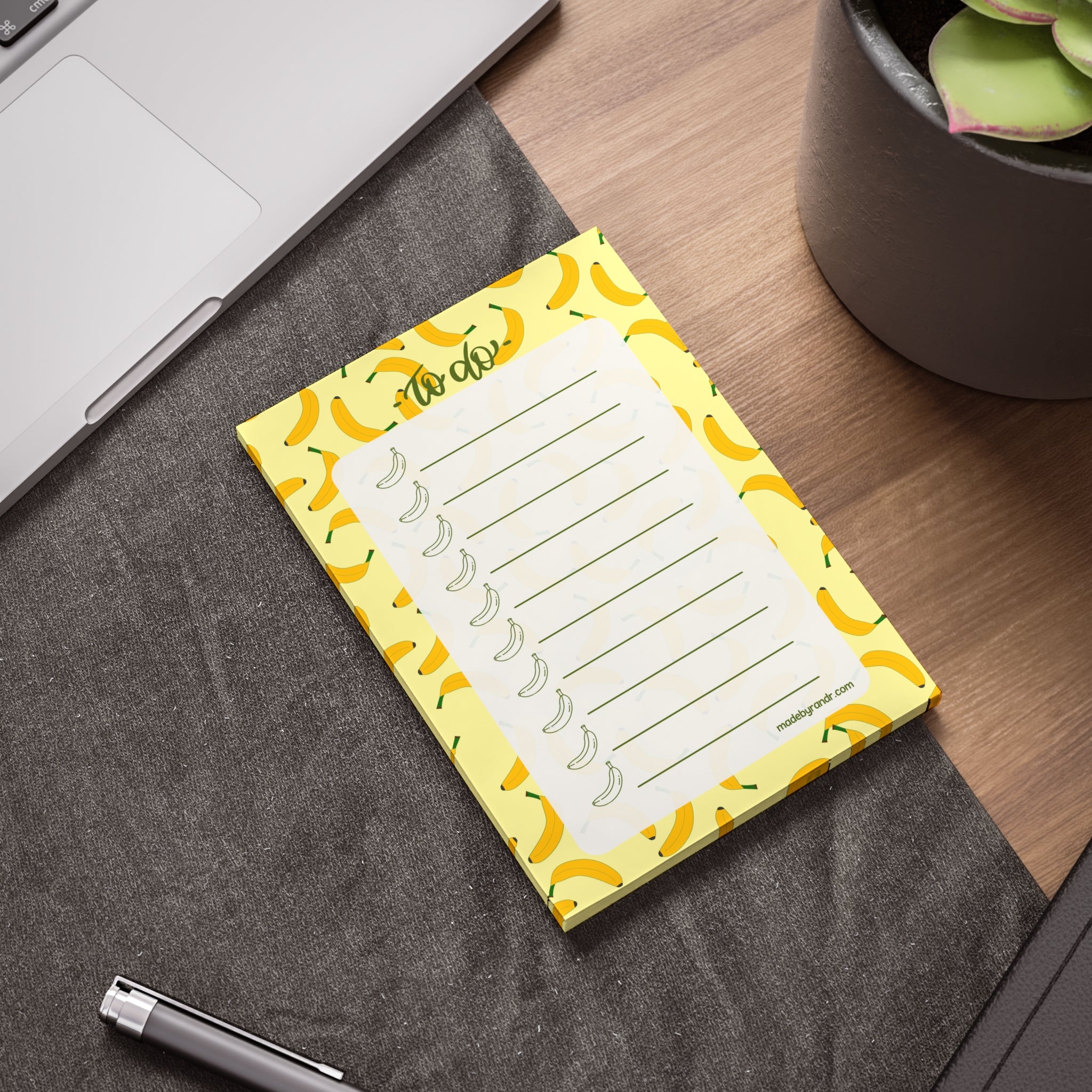 Banana To Do Checklist Sticky Notes for Planning & Lists