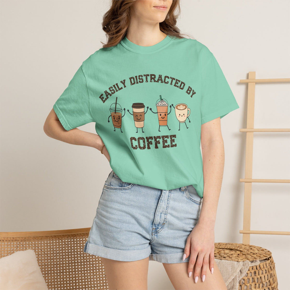 Easily Distracted By Coffee T-Shirt