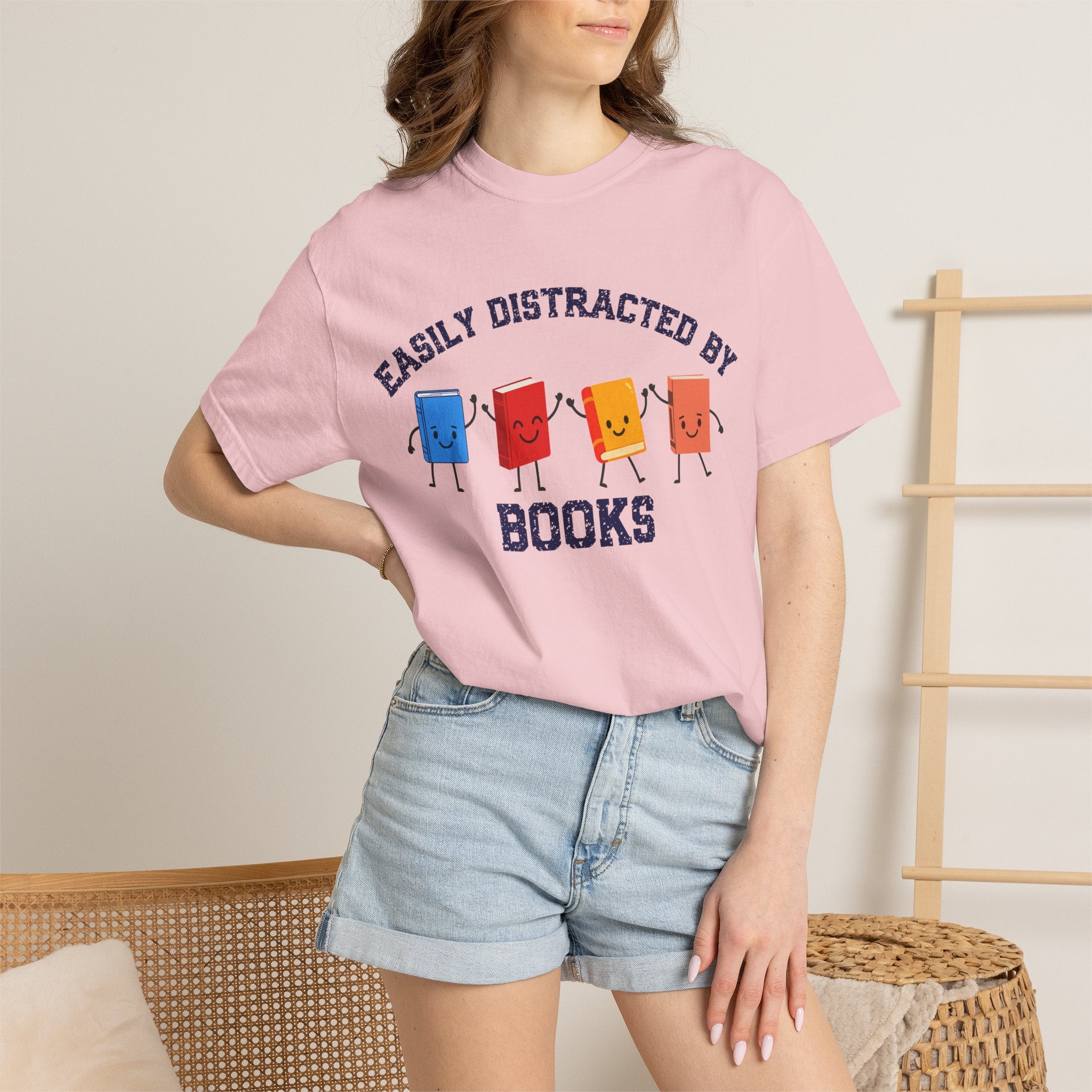 Easily Distracted By Books T-Shirt