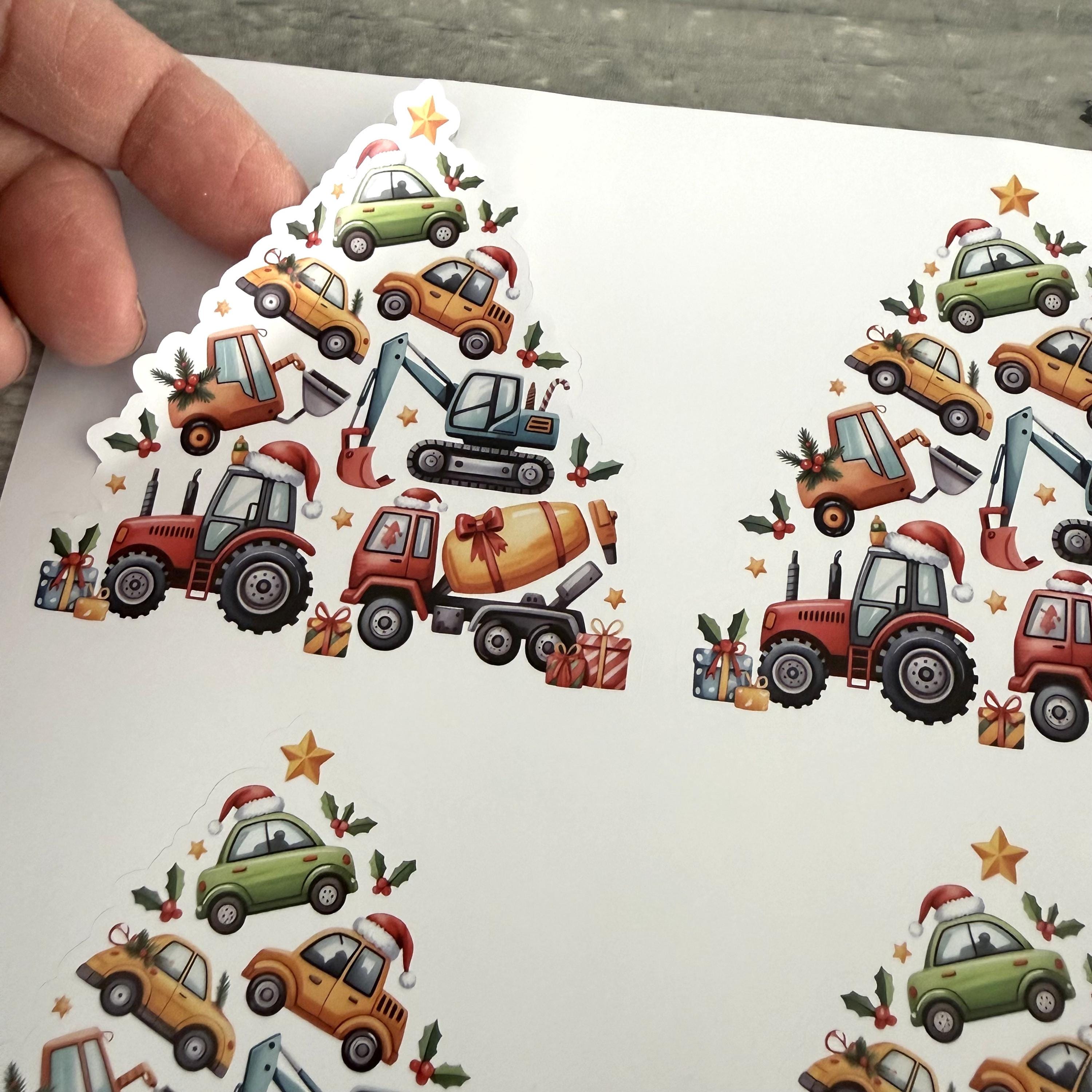 Vehicle Christmas Stickers (set of 4)