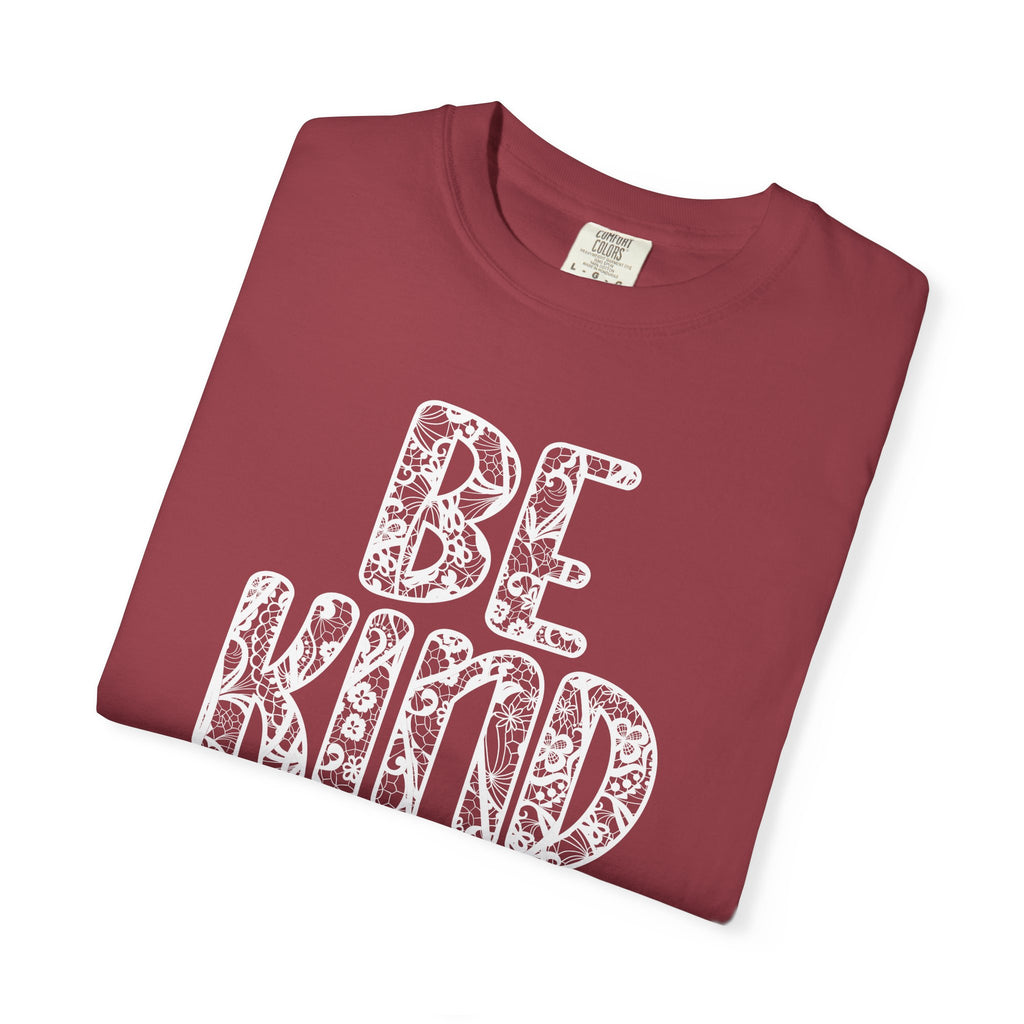 Lace Be Kind Shirt - Cute Be Kind Shirt, Compassion shirt, Casual Wear, Comfort Color shirt