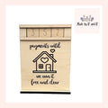 Payments Until We Own It Free and Clear Wood Countdown