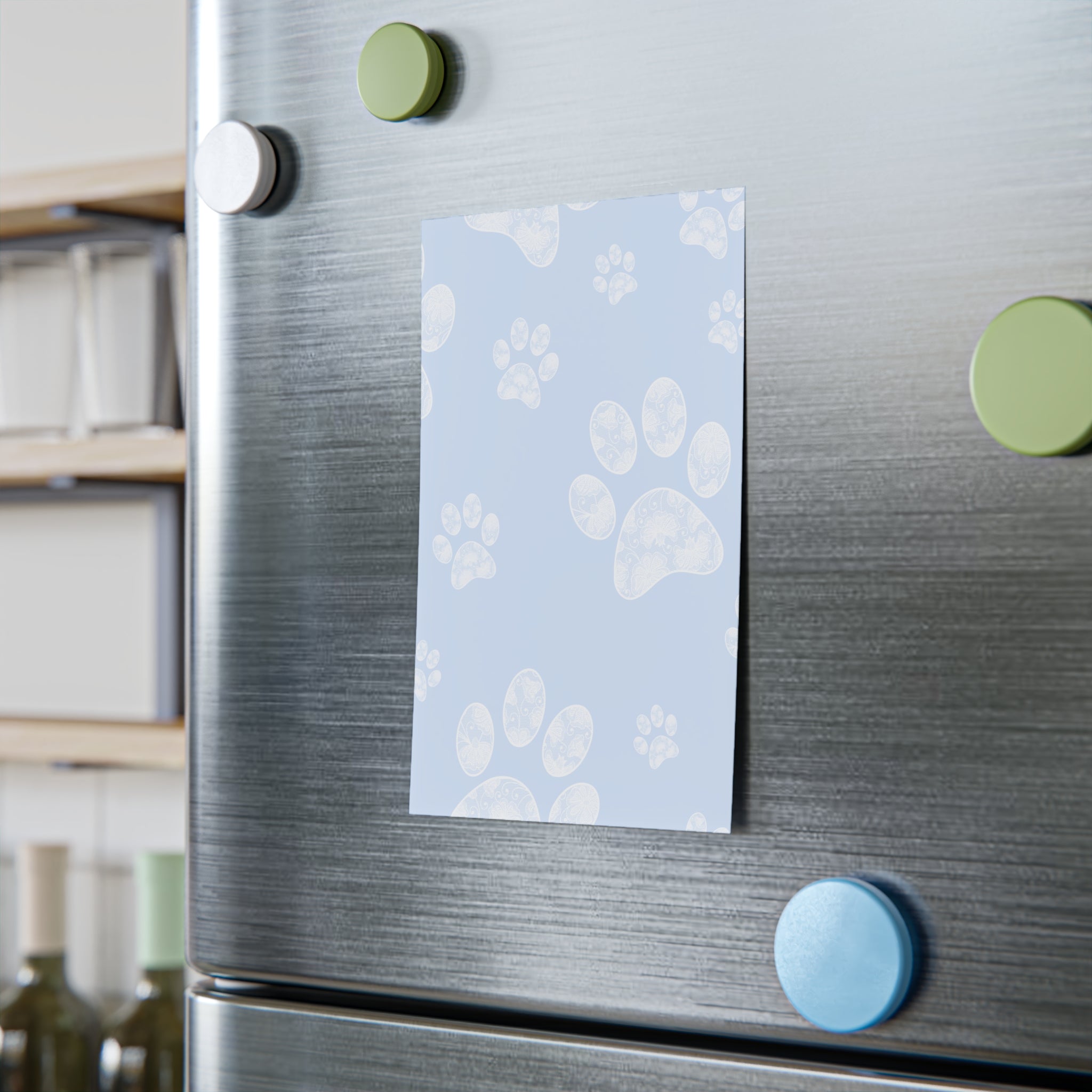 Blue Paw Print Post-It Note Pads, Dog Themed Sticky Notes, Puppy Memo Pads, Perfect for Dog Lovers