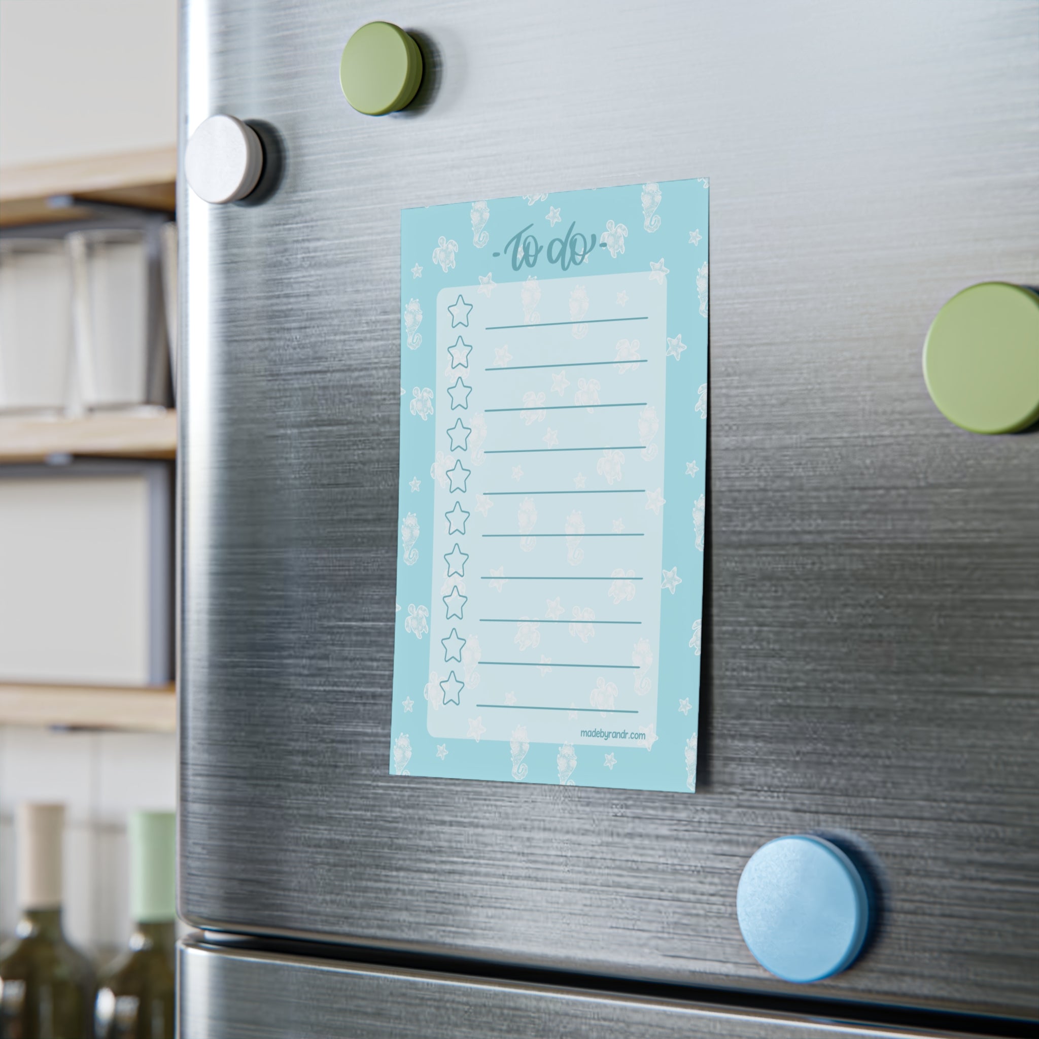 Blue Ocean To Do Checklist Sticky Notes for Planning & Lists
