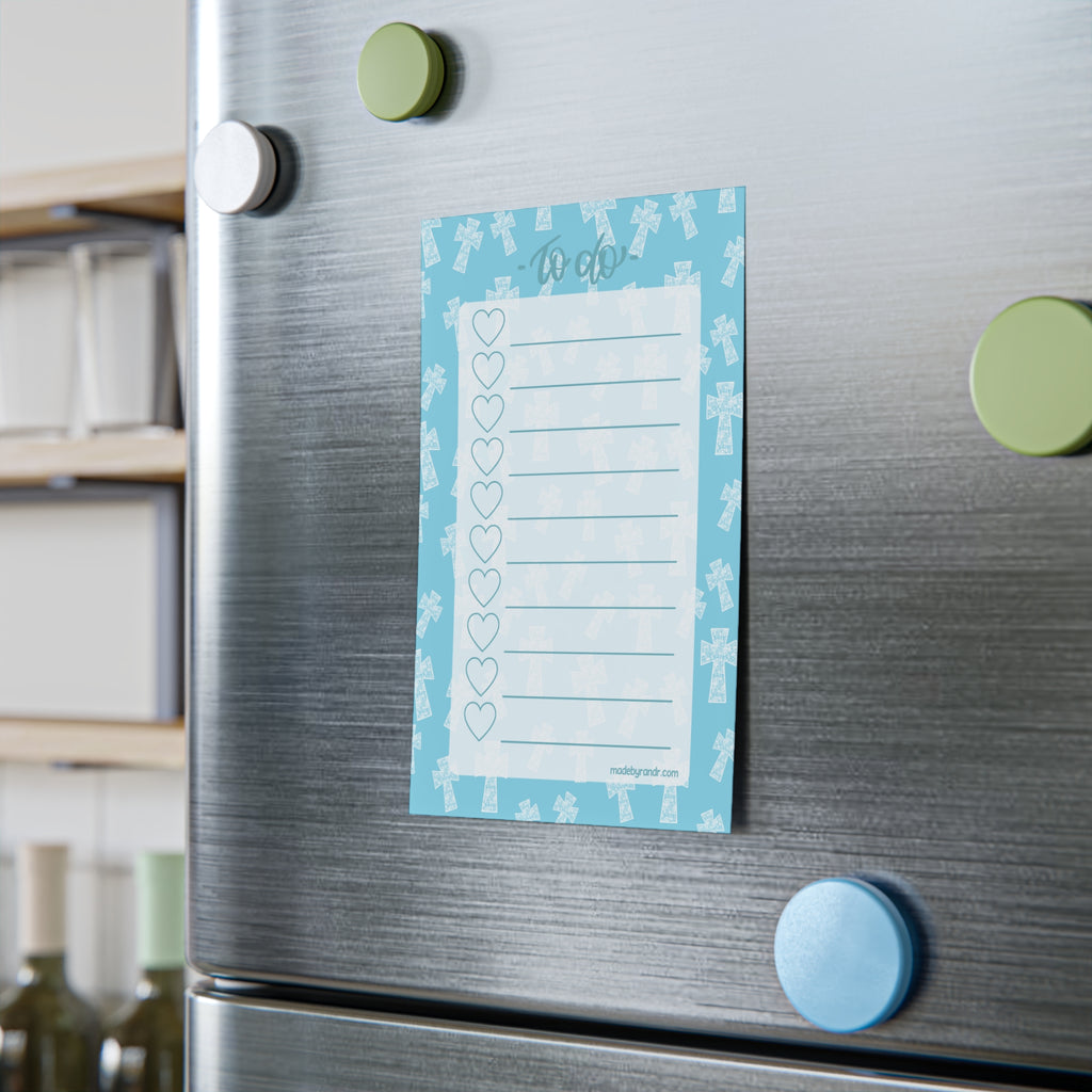 Blue Cross To Do Checklist Sticky Notes for Planning & Lists