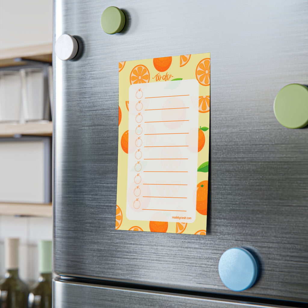 Orange To Do Checklist Sticky Notes for Planning & Lists