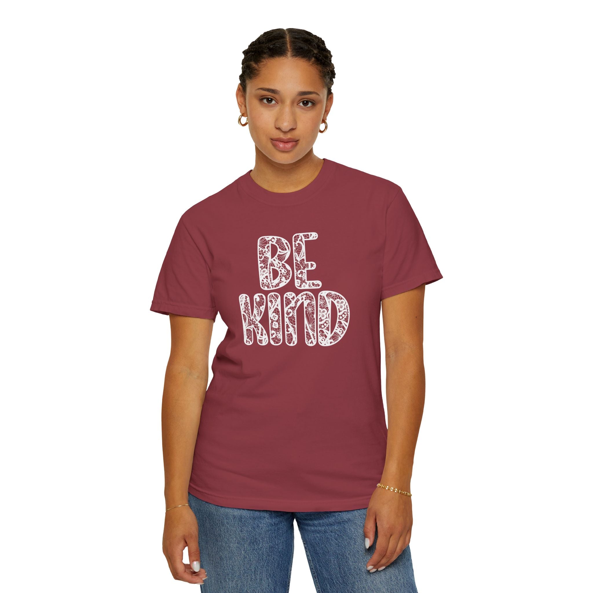 Lace Be Kind Shirt - Cute Be Kind Shirt, Compassion shirt, Casual Wear, Comfort Color shirt