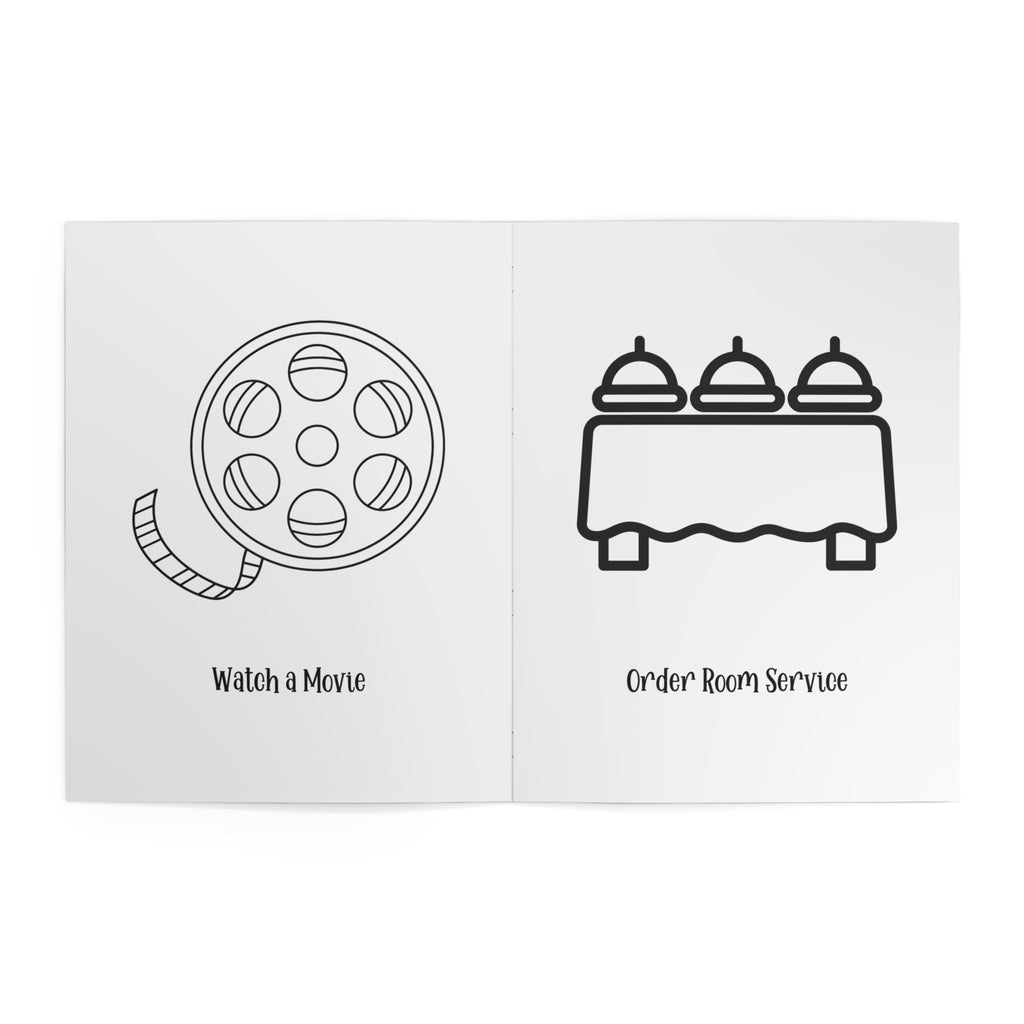Cruise Vacation Coloring Book, "All Aboard" Sea-Themed Kids Activity Book