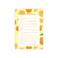 Orange To Do Checklist Sticky Notes for Planning & Lists