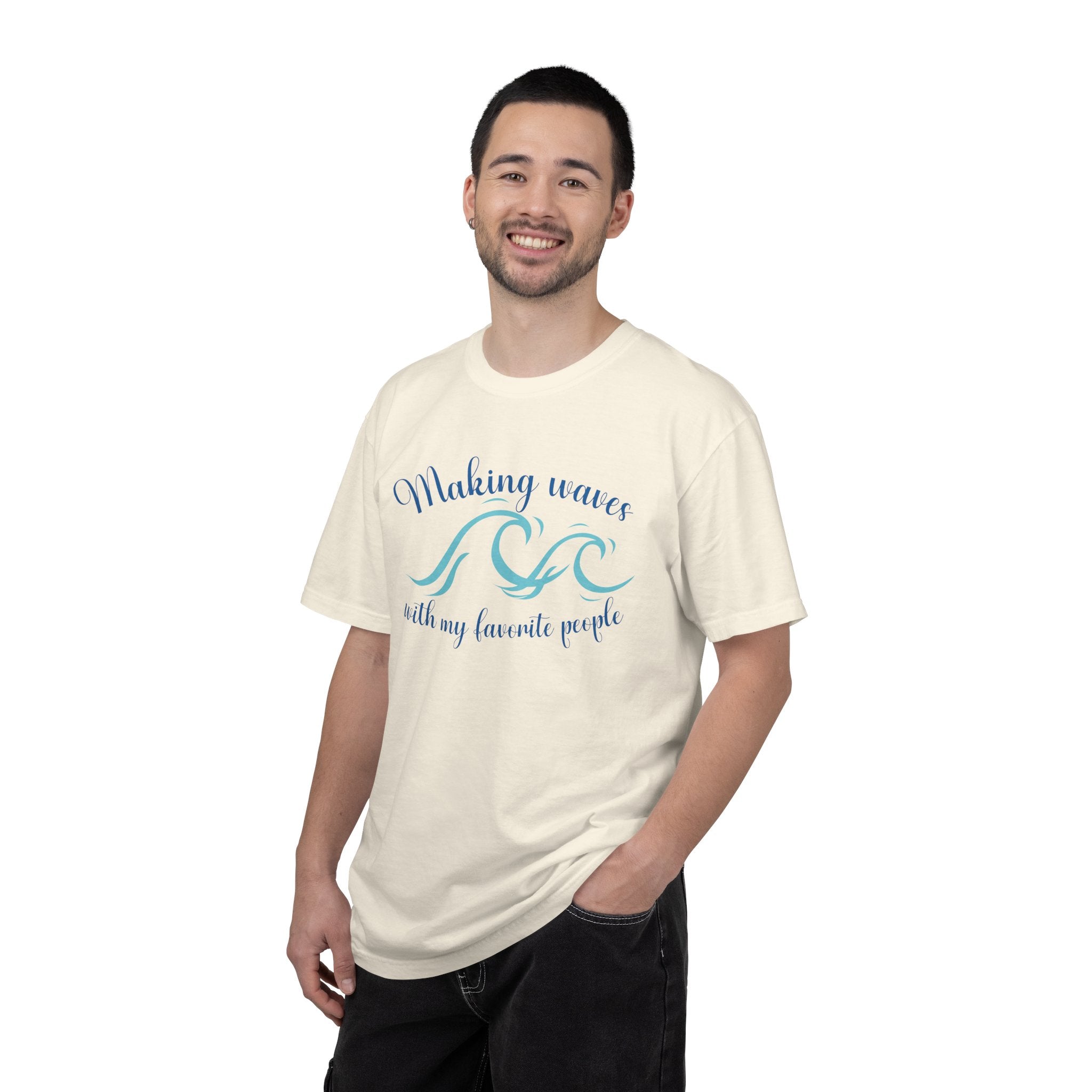 Making Waves With My Favorite People - Casual Wear, Comfort Color shirt, Cruise Shirt