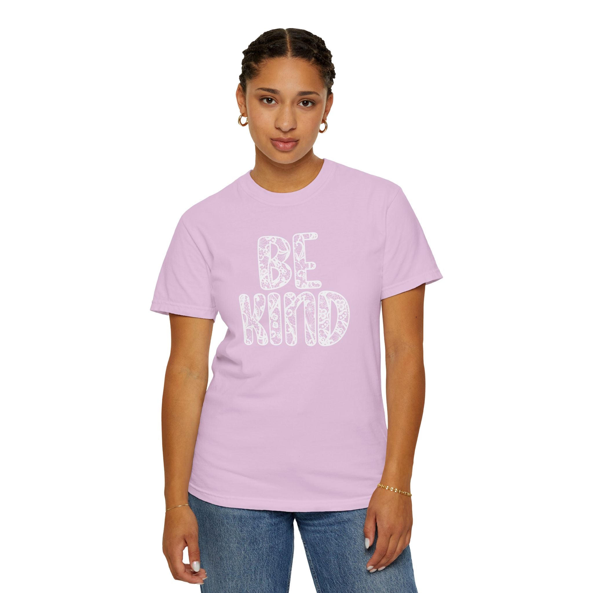 Lace Be Kind Shirt - Cute Be Kind Shirt, Compassion shirt, Casual Wear, Comfort Color shirt
