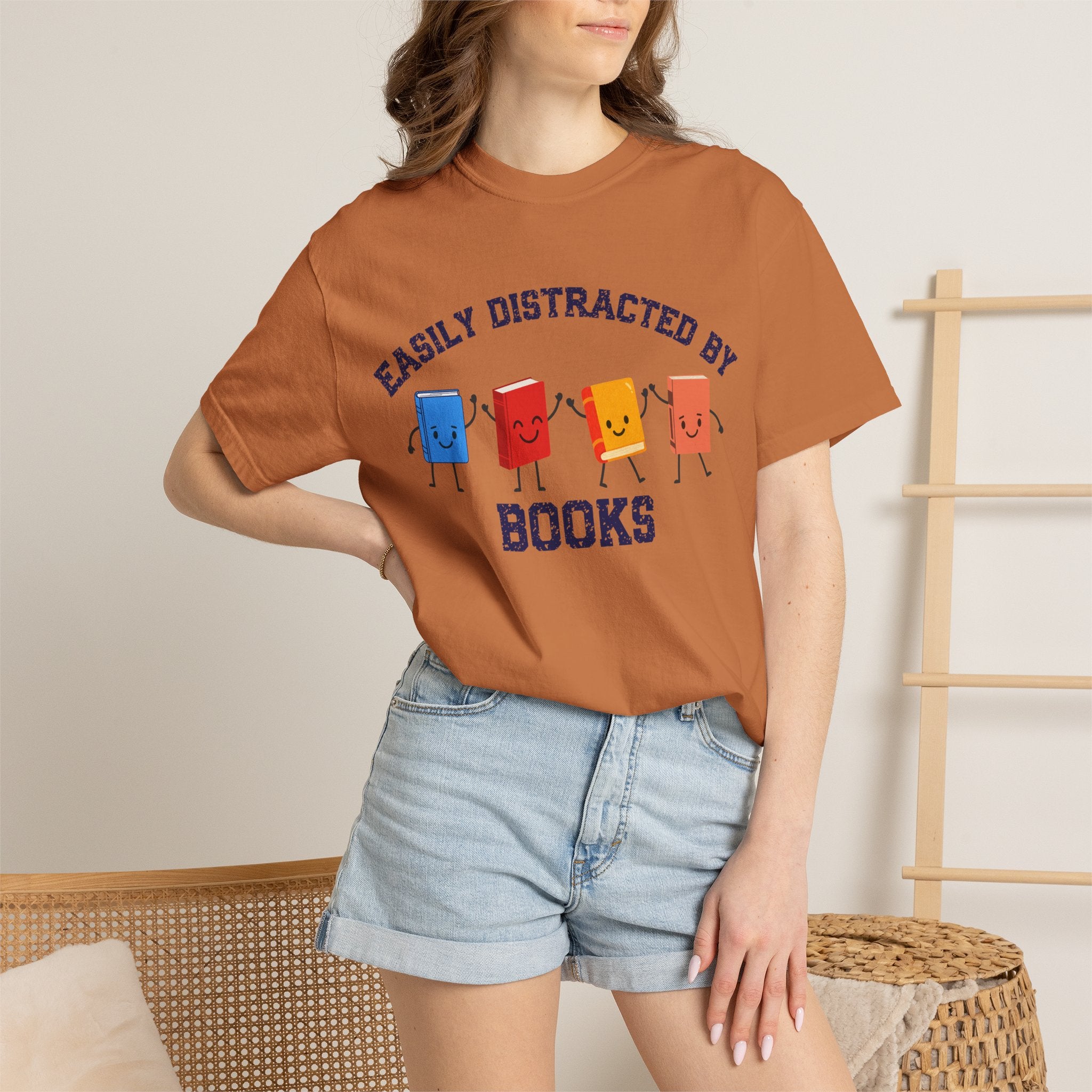 Easily Distracted By Books T-Shirt