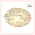 Rabbit Shiplap Sign Unpainted Wood Cut Outs