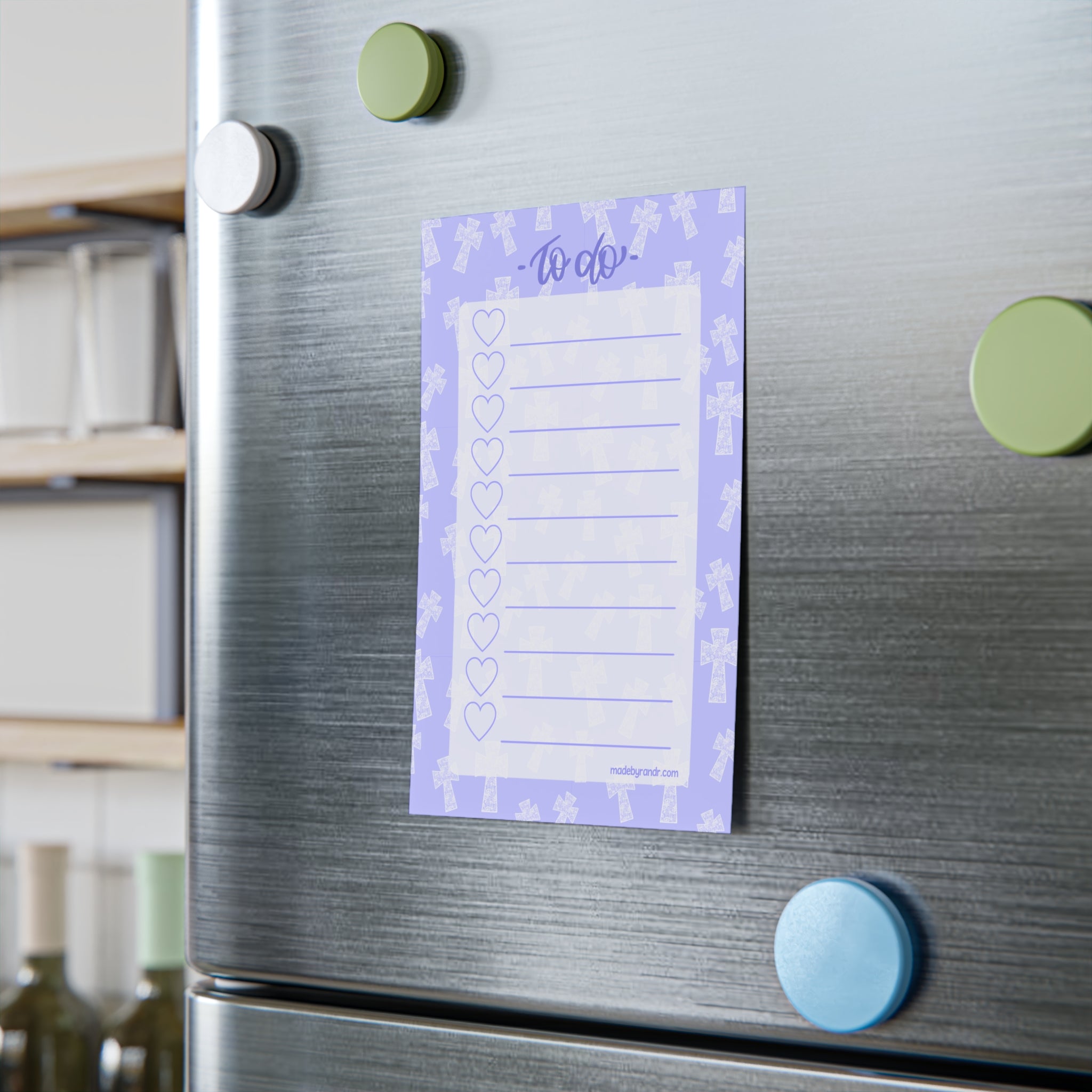 Purple Cross To Do Checklist Sticky Notes for Planning & Lists
