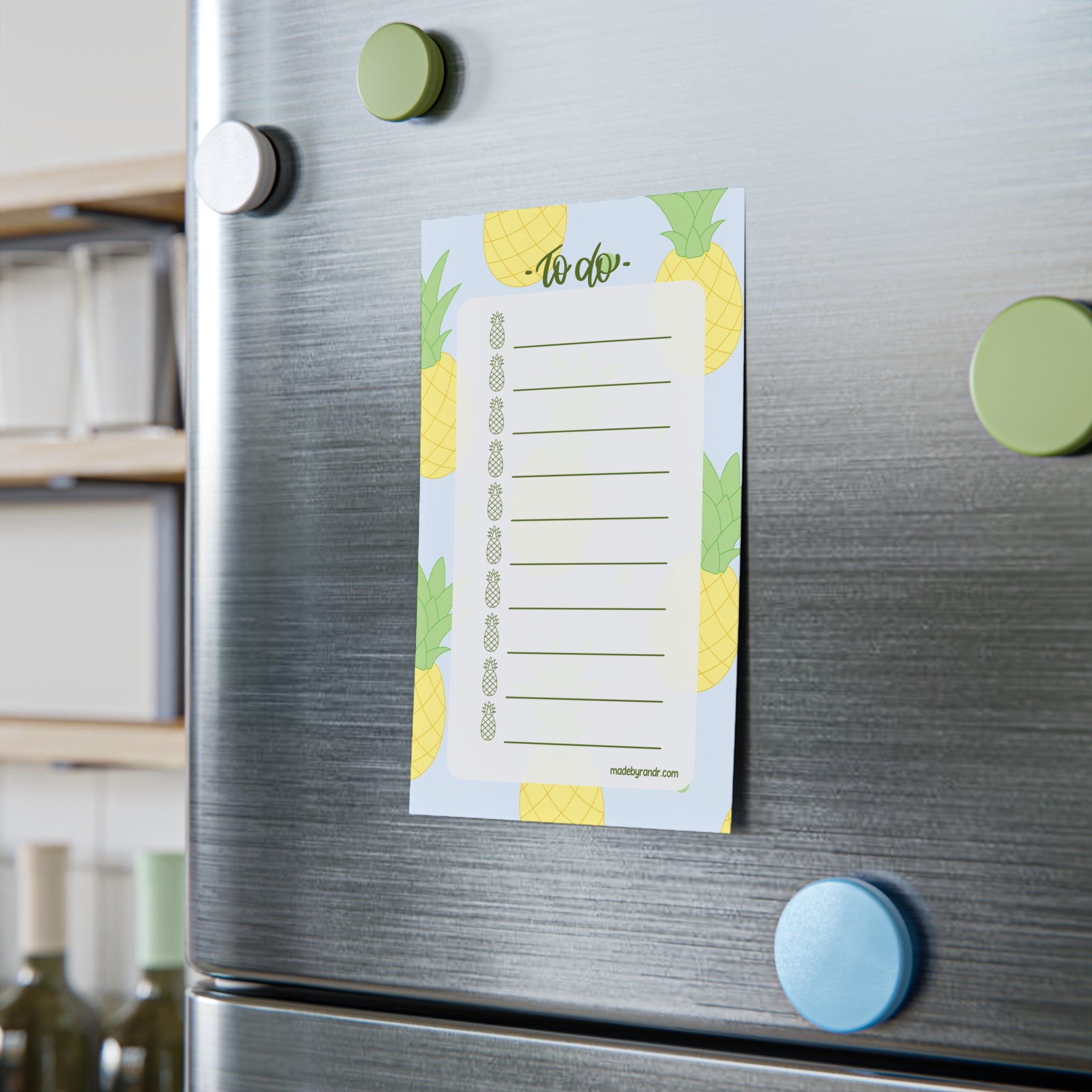 Pineapple To Do Checklist Sticky Notes for Planning & Lists