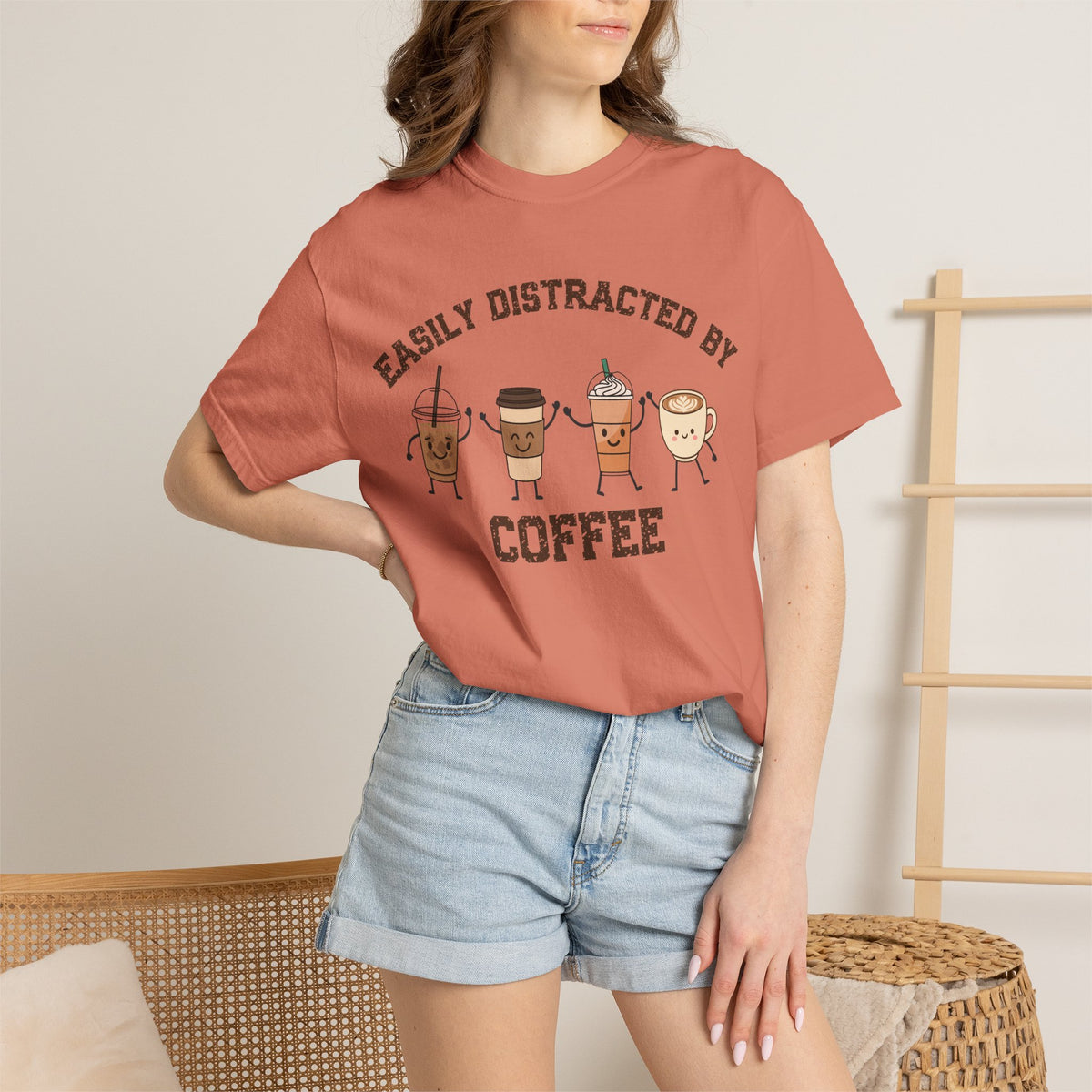 Easily Distracted By Coffee T-Shirt