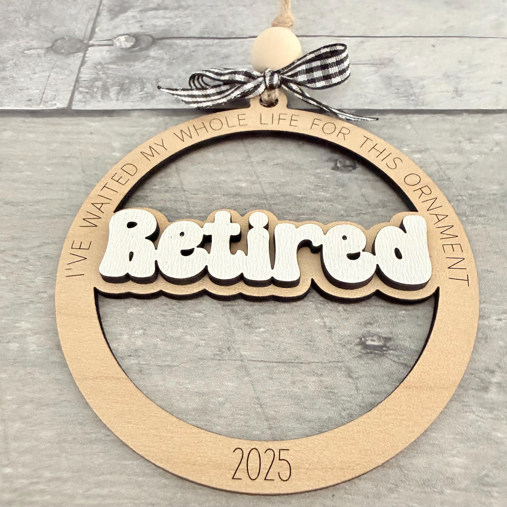 Retired 2026 Wood Ornament