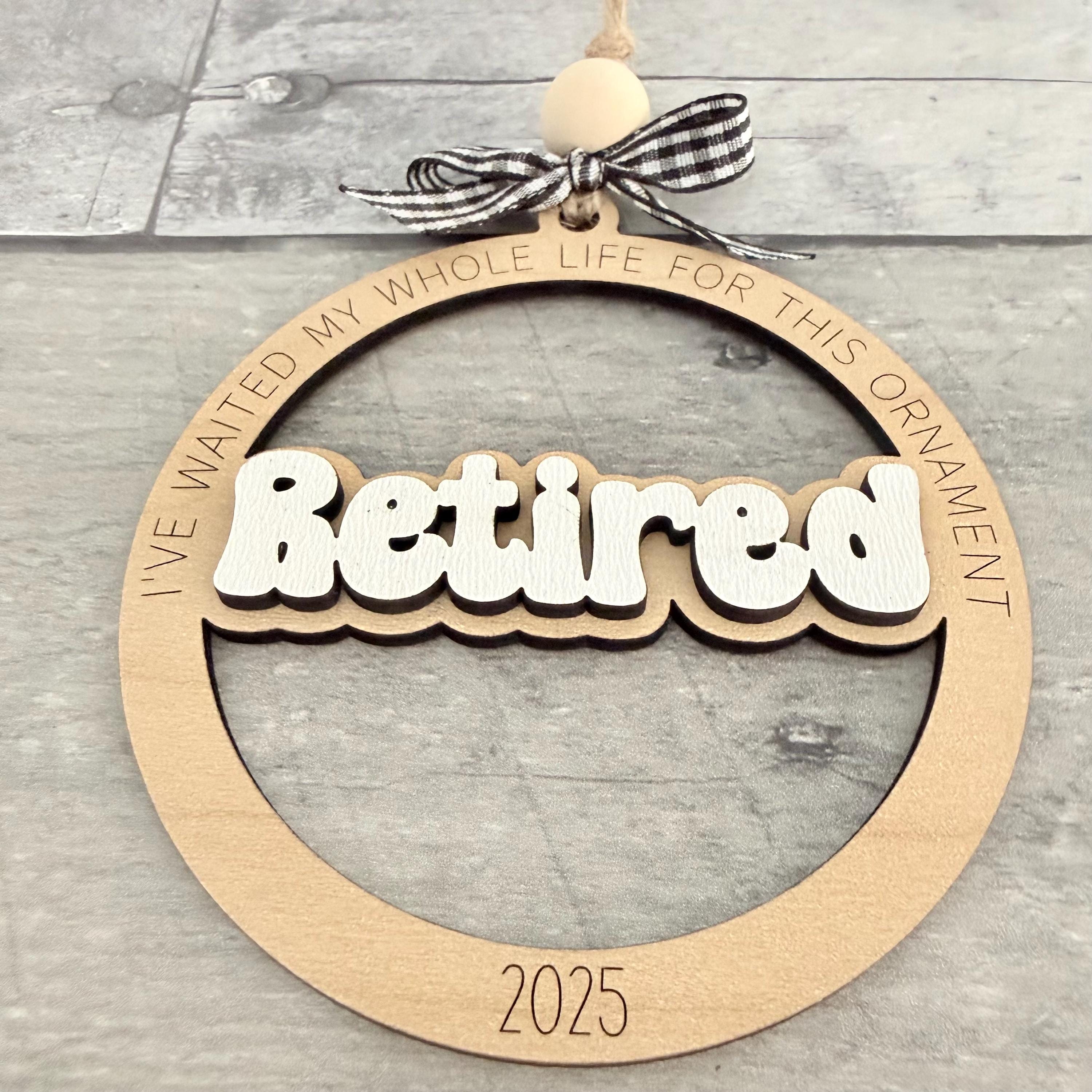 Retired 2026 Wood Ornament