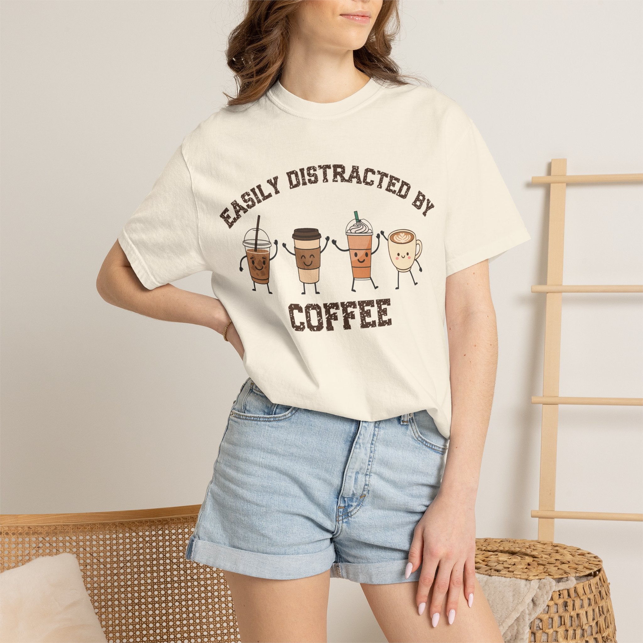 Easily Distracted By Coffee T-Shirt