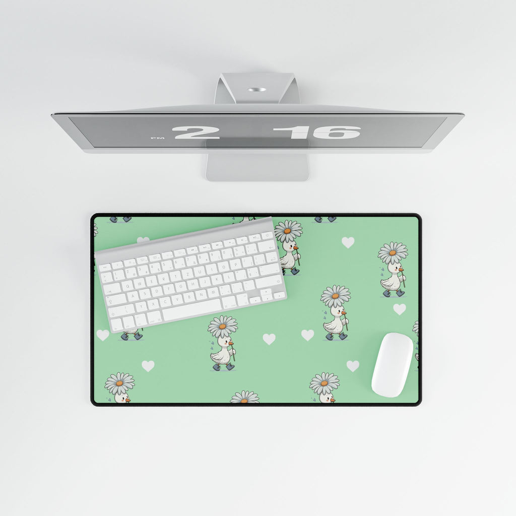 Green Goose Desk Mats and Mouse pads, Office Decor, Birthday Gifts, Home Workspace