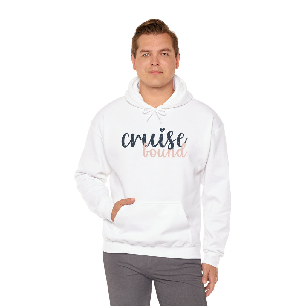 Cruise Bound Unisex Hooded Sweatshirt - Cozy Travel Apparel for Vacation, Summer Adventures, Gift for Cruise Lovers, Relaxed Style