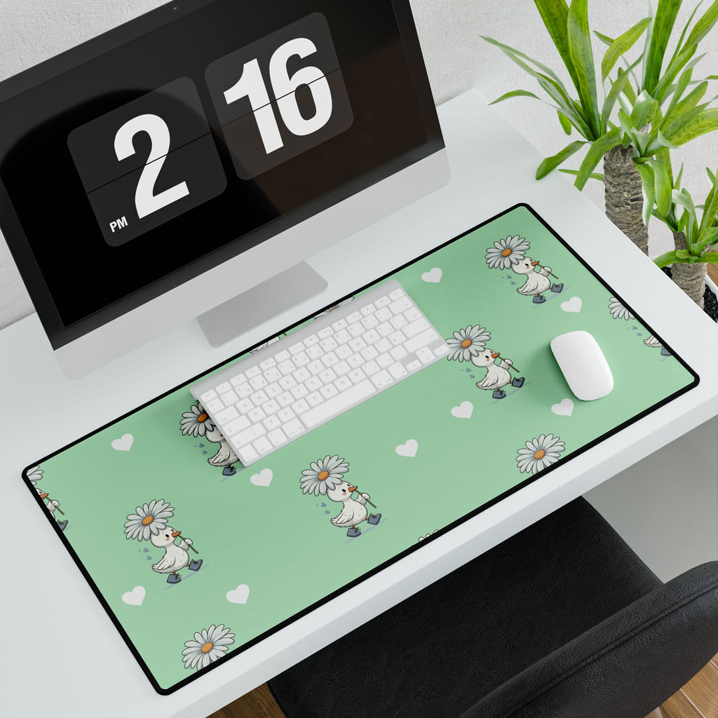 Green Goose Desk Mats and Mouse pads, Office Decor, Birthday Gifts, Home Workspace