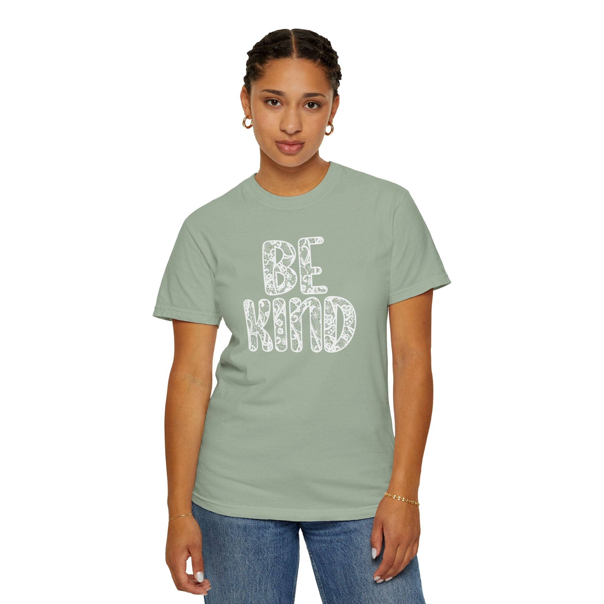Lace Be Kind Shirt - Cute Be Kind Shirt, Compassion shirt, Casual Wear, Comfort Color shirt