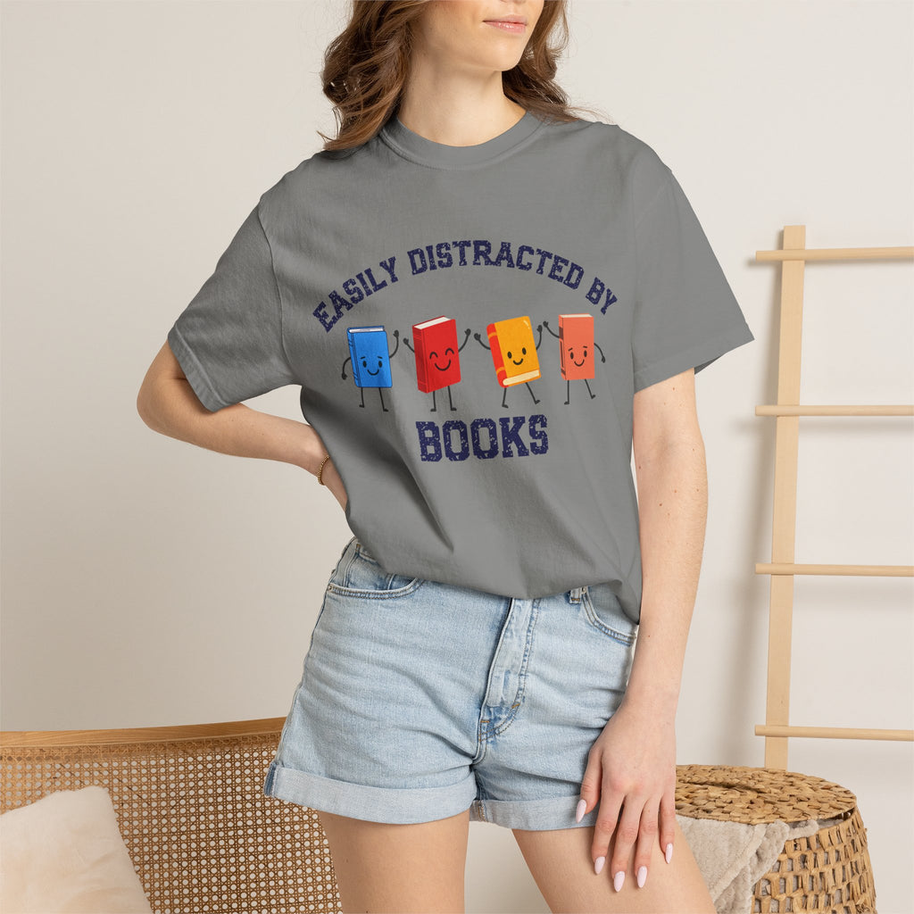 Easily Distracted By Books T-Shirt