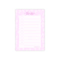 Pink Cross To Do Checklist Sticky Notes for Planning & Lists