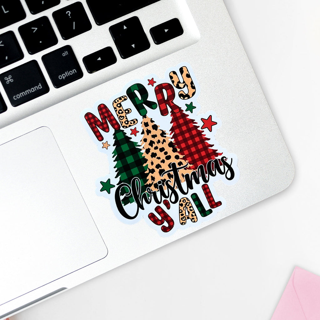 Merry Christmas Y'all Sticker