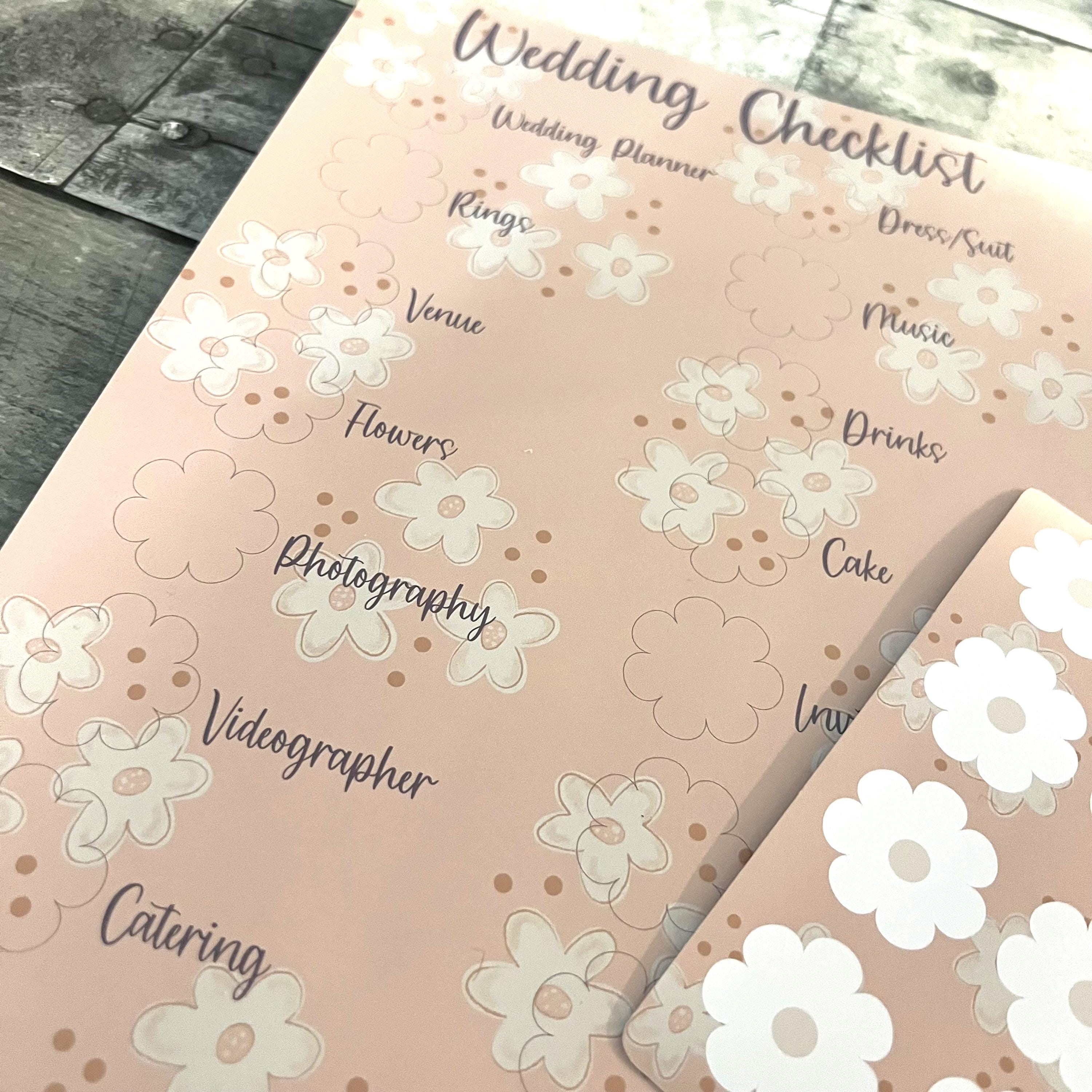 Wedding Checklist Sticker
