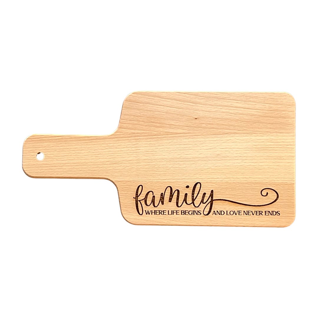 Family Laser Engraved Cutting Board