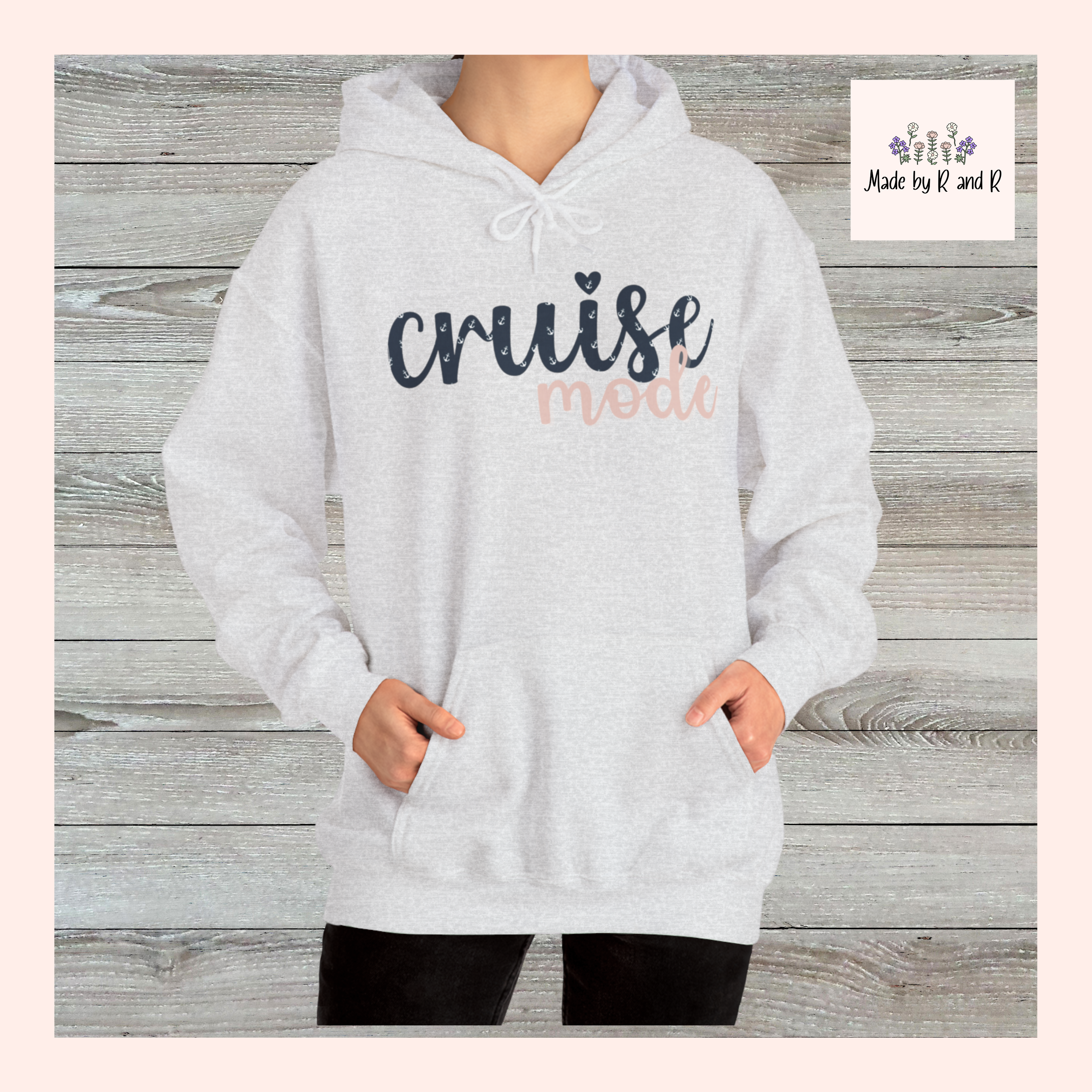 Cruise Mode Unisex Hooded Sweatshirt - Cozy Travel Apparel for Vacation, Summer Adventures, Gift for Cruise Lovers, Relaxed Style